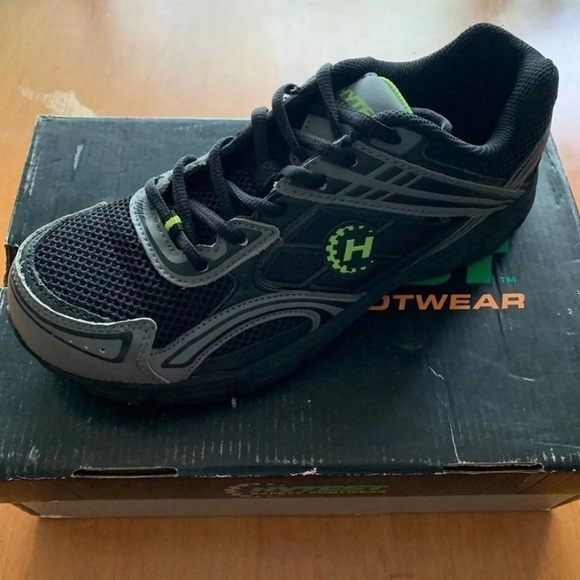 HyTest Men’s Size 7 Athletic Oxford Safety Shoe K1151 EH New in Box in Black - Picture 5 of 11